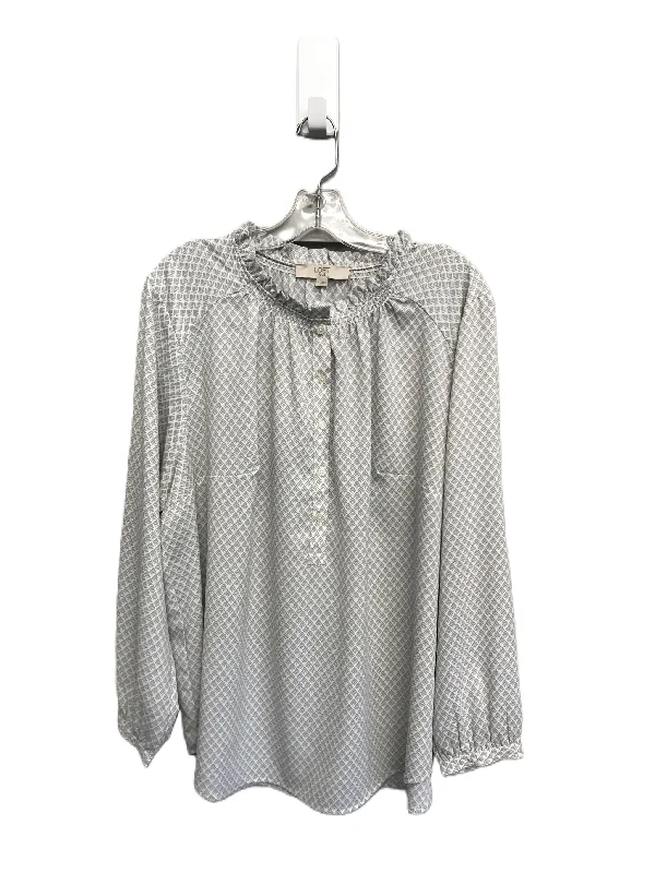 Classic Accessories Top Long Sleeve By Loft  Size: 1x