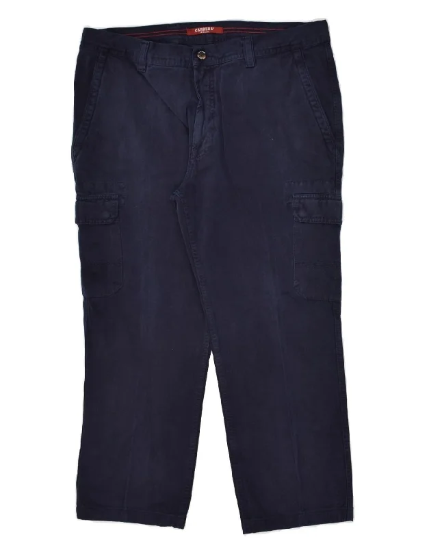 Relaxed Tops CARRERA Mens Slim Cargo Trousers W38 L26 Navy Blue