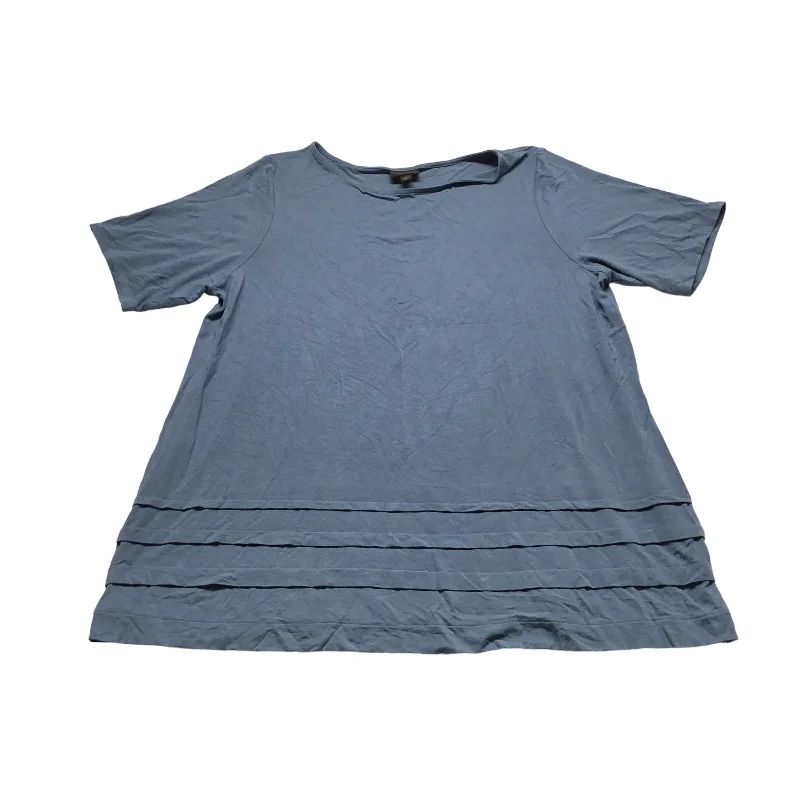 Casual Sneakers Blue Top 3/4 Sleeve J. Jill, Size 2x