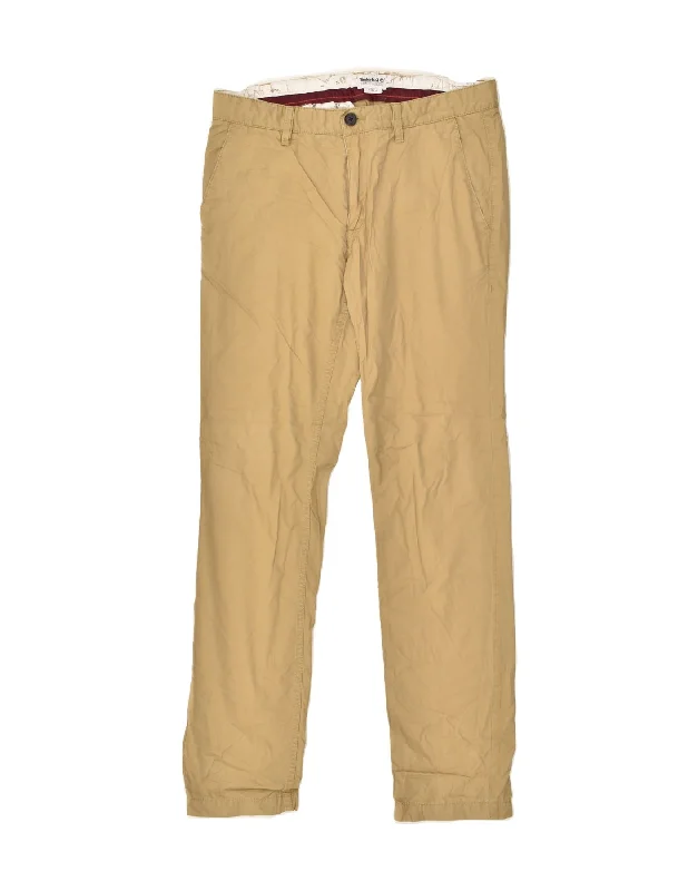 Cool Sweatshirts TIMBERLAND Mens Straight Chino Trousers W33 L34  Beige