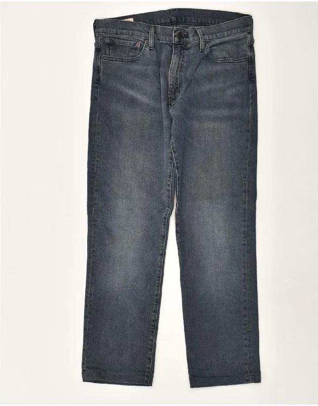 Trendy Pants LEVI'S Mens 511 Slim Jeans W33 L27 Blue Cotton