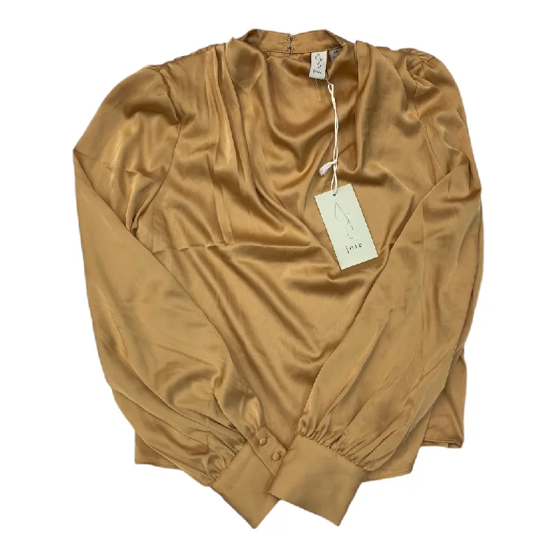 Street Pants Top Long Sleeve By Joie In Gold, Size: S