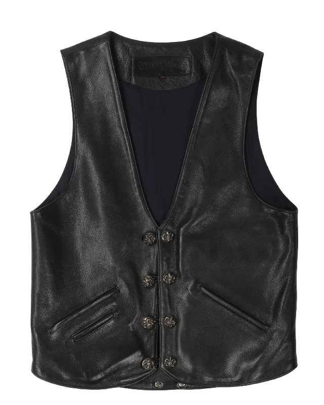 Trendy Pants Leather Vest