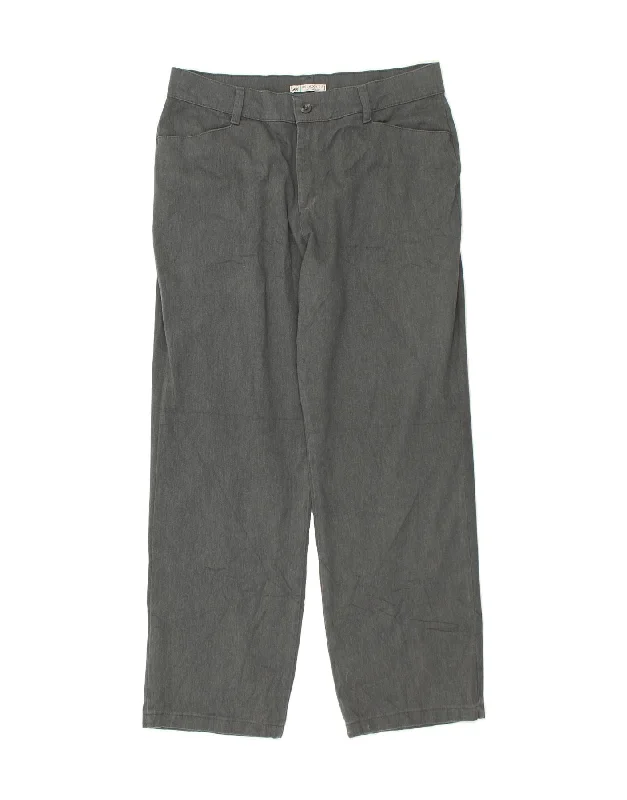 Cool Pants LEE Mens Relaxed Fit Casual Trousers W34 L30  Grey Cotton