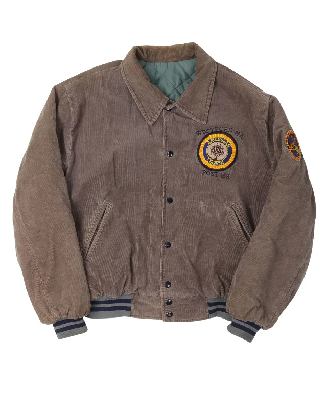 Modern T-shirts Corduroy Varsity Jacket