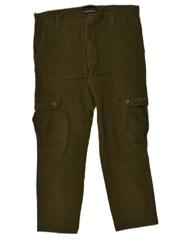 Comfort Jeans VINTAGE Mens Tapered Cargo Trousers IT 54 2XL W38 L27  Khaki Cotton