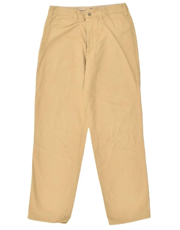 Trendy Outerwear DOCKERS Mens Straight Chino Trousers W31 L34 Beige Cotton