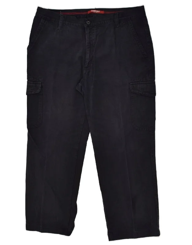 Casual Styles CARRERA Mens Straight Cargo Trousers W36 L27 Navy Blue