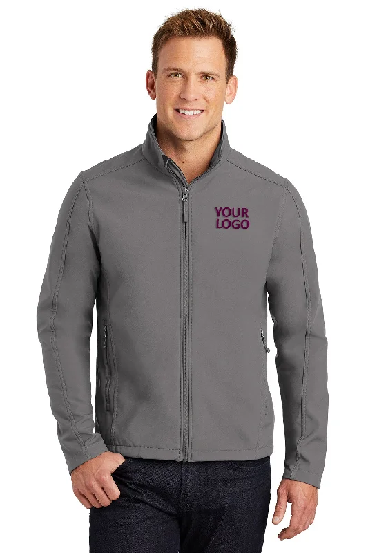 Everyday Jackets Port Authority Core Soft Shell Customized Jackets, Deep Smoke