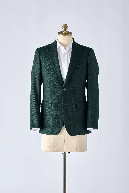 Sporty Accessories No. 1 Dark Green Hopsack Jacket