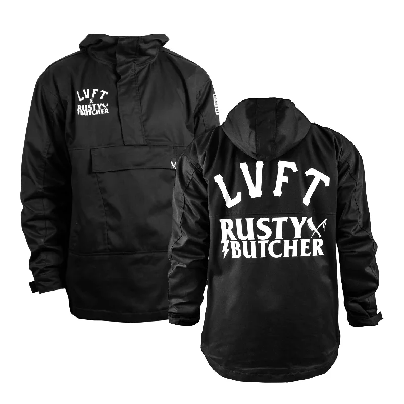 Fashion Shirts RB x LVFT Jacket- Black/White