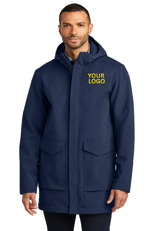 Active Tops Port Authority Collective Outer Soft Shell Customized Parkas, River Blue Navy