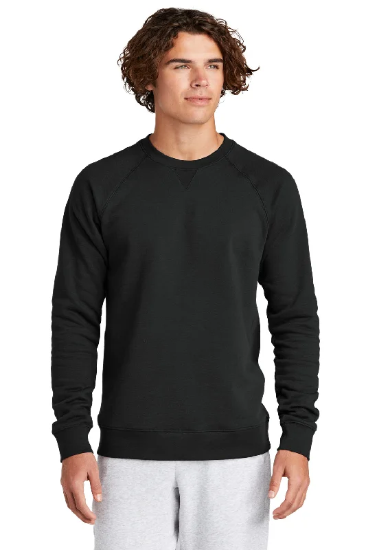 Casual Tops Sport-Tek Mens Drive Fleece Crewneck Sweatshirt - Black