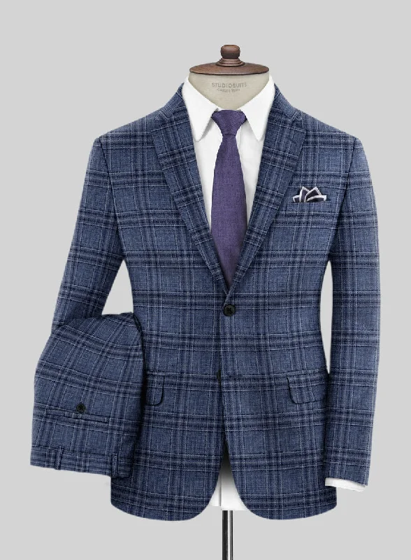 Sleek Hoodies Loro Piana Vivace Wool Silk Linen Suit