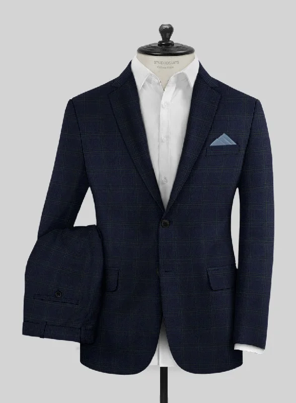 Trendy Shirts Noble Bruno Blue Wool Suit