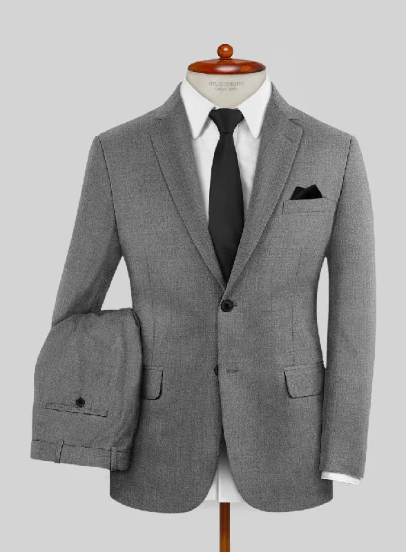 Urban Accessories Huddersfield Stretch Gray Wool Suit