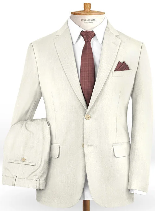 Casual Sneakers Scabal Fawn Wool Suit