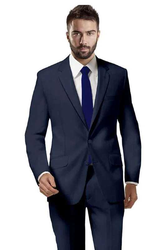 Premium Jeans Distinguished Cobalt Blue Stripe Suit