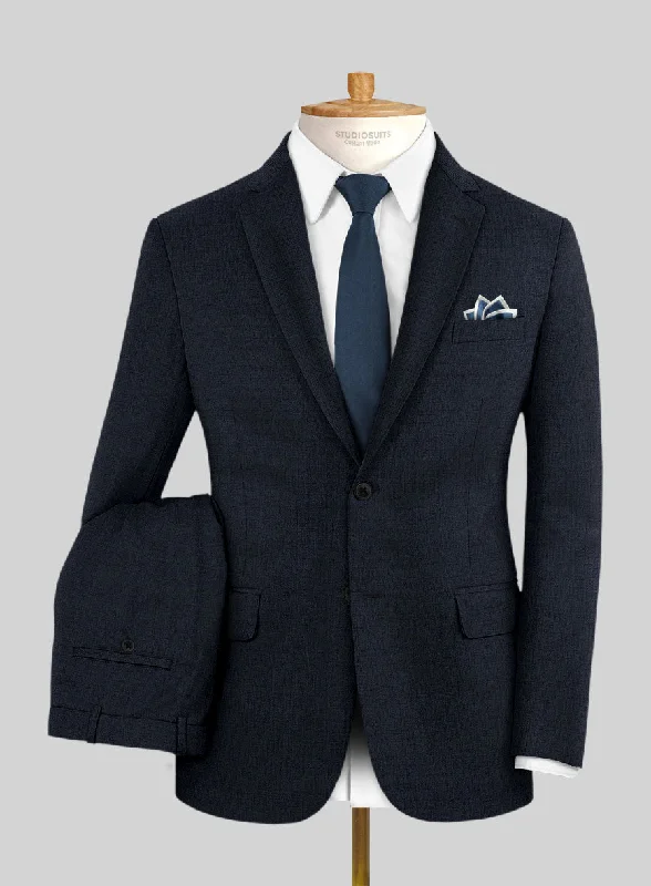 Comfortable Hoodies Lanificio Zegna Trofeo Jolge Blue Checks Wool Suit