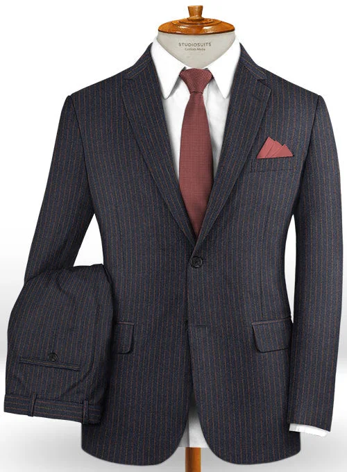 Stylish Suits Caccioppoli Dapper Dandy Berno Regal Blue Wool Suit