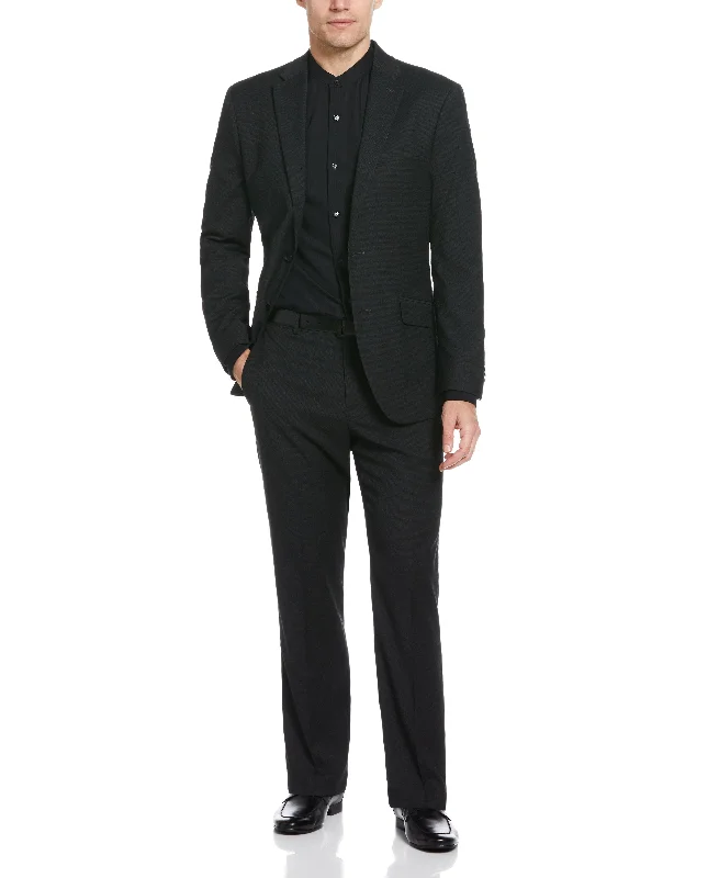 Everyday Jackets Machine Washable Black Textured Suit