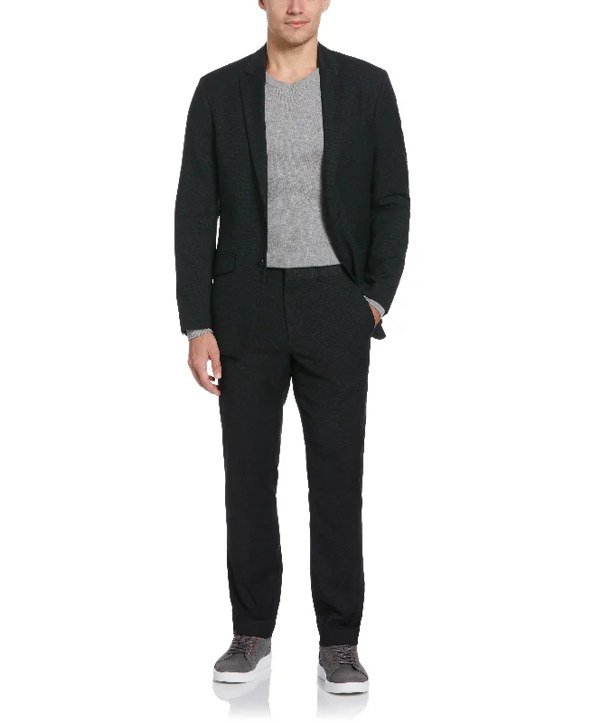 Relaxed Footwear Slim Fit Black Washable Suit