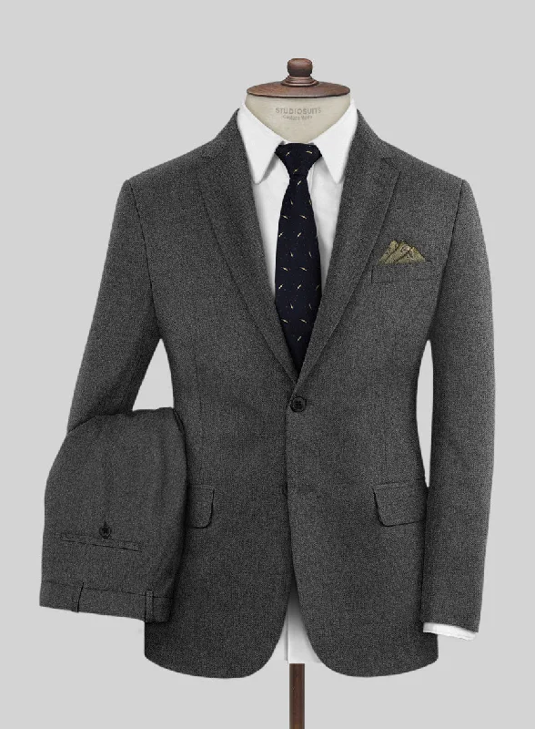 Casual Hoodies Caccioppoli Yorge Iron Gray Wool Suit