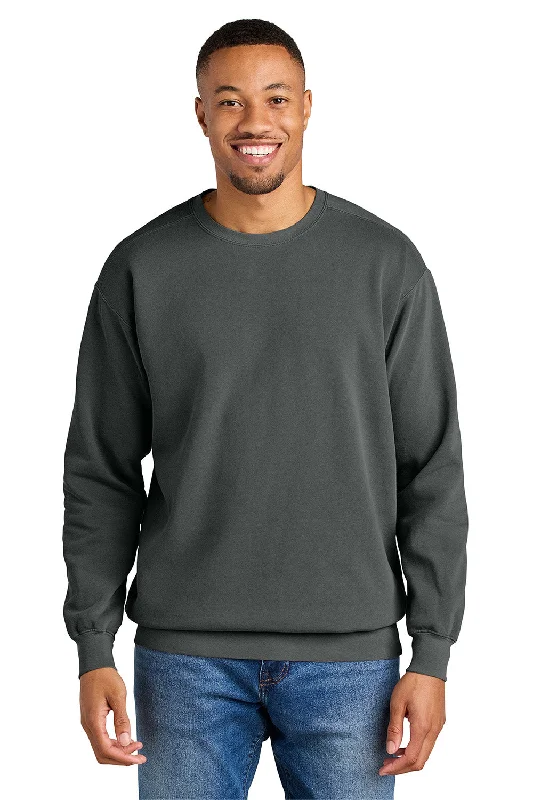 Casual Jackets Comfort Colors Mens Crewneck Sweatshirt - Pepper Grey