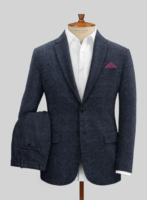 Trendy Pants Italian Atessia Check Tweed Suit