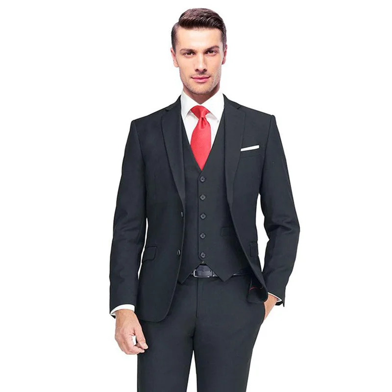 Relaxed Suits Giorgio Fiorelli 2 Button Slim Fit Suit Available in 2 Piece or 3 Piece With Vest