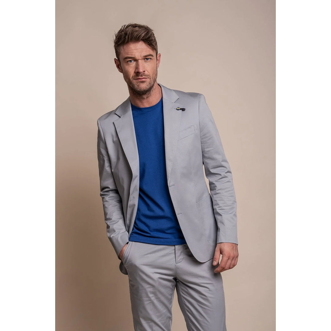 Mario - Men's Summer Light Blue Blazer