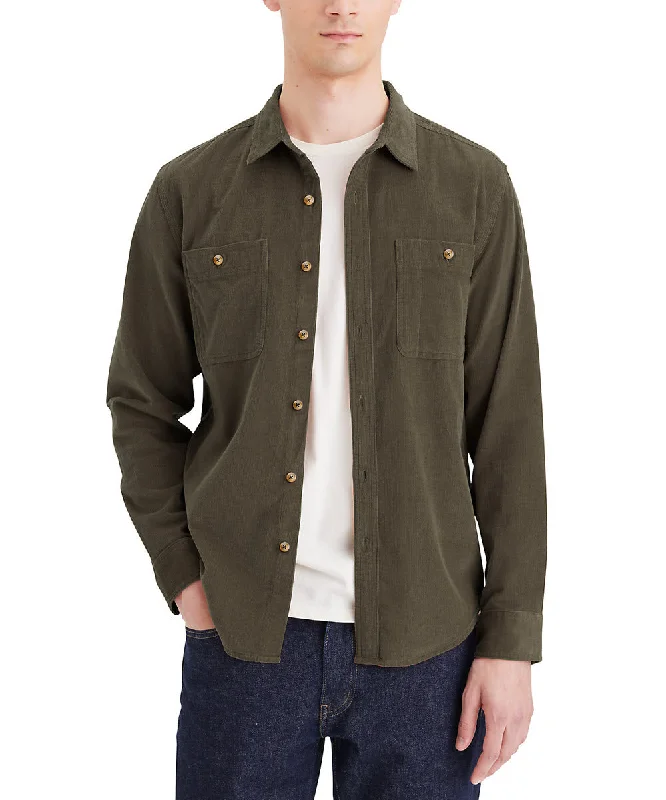 Dockers Men's Corduroy Shirt - Crocodile