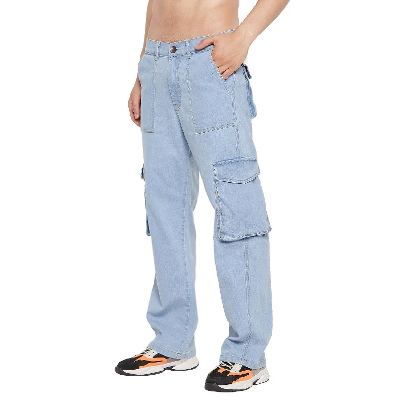 Ice Washed Carpenter Denim