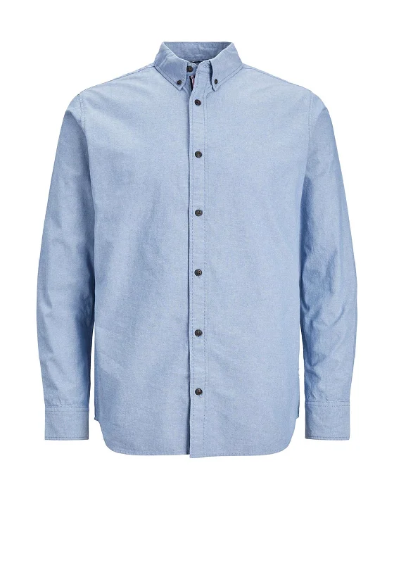 Jack & Jones Chambray Detail Shirt, Chambray Blue