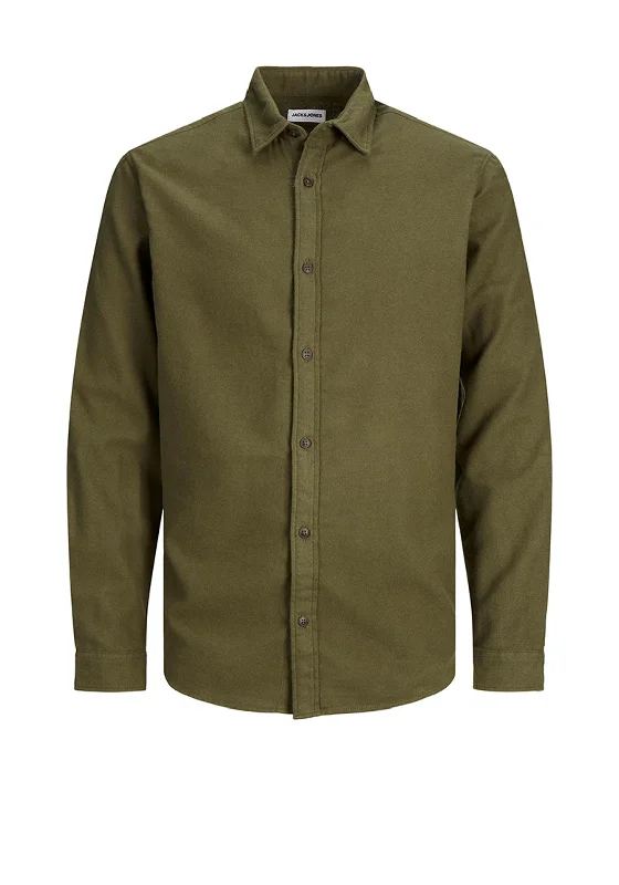 Jack & Jones Plain Shirt, Forest Night