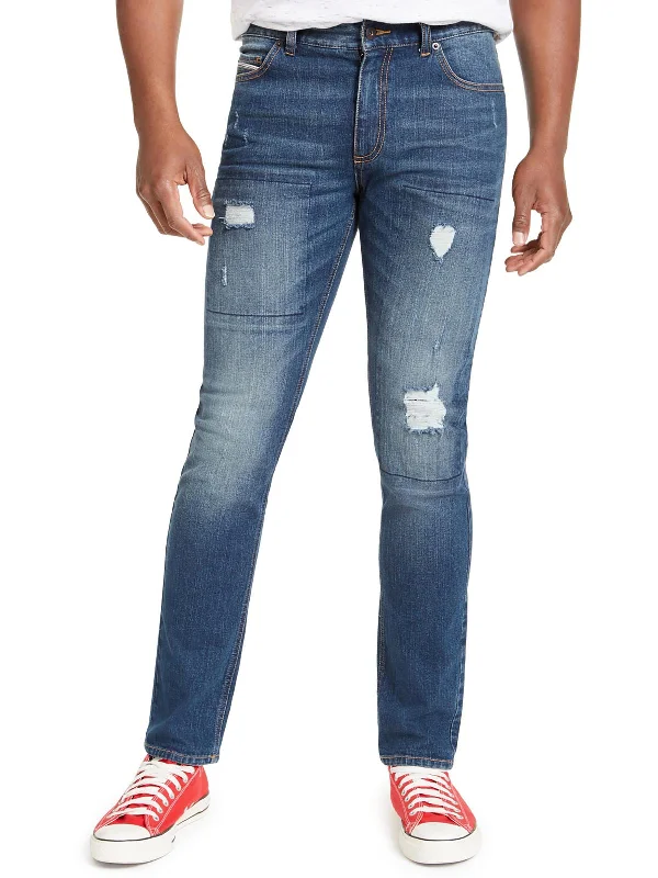 Mens Denim Slim Jeans