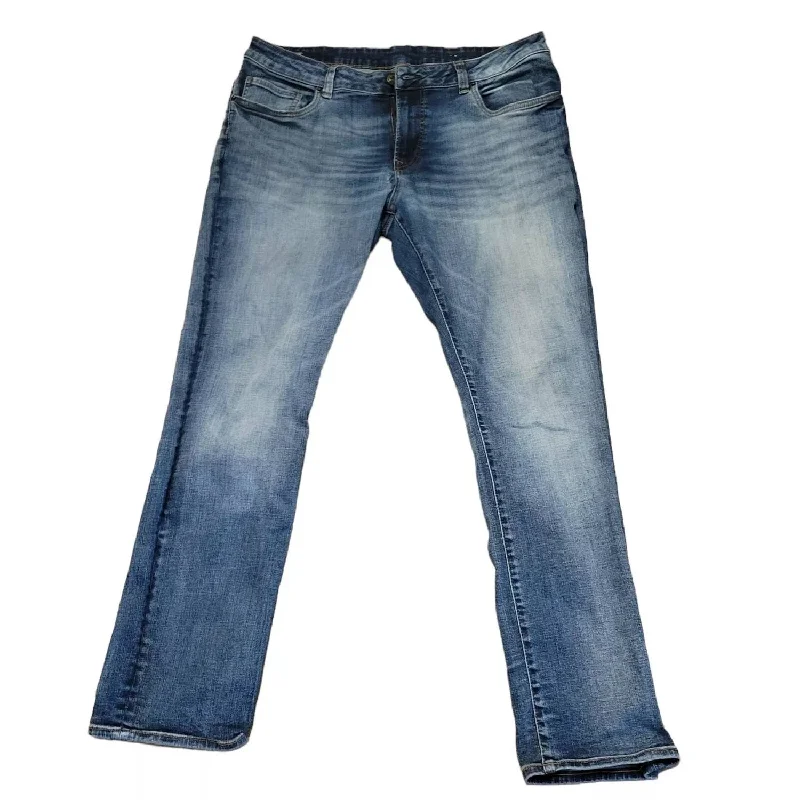 Men's We Are Denim Slim Ash Distressed Jeans In Blue