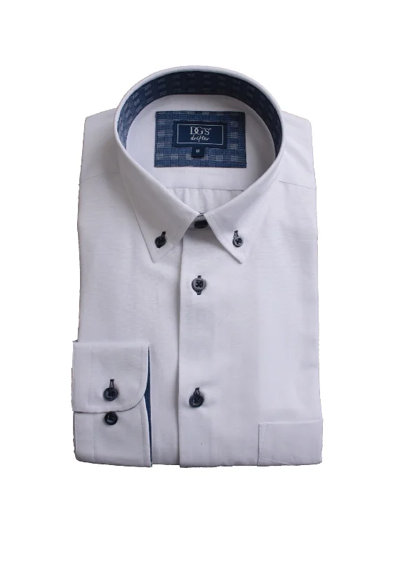 Daniel Grahame Ivano Plain Shirt, White