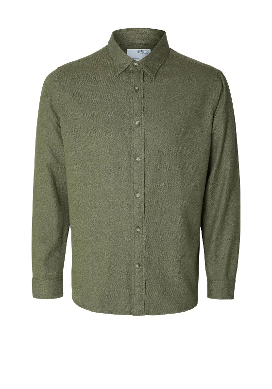 Selected Homme Owen Twist Shirt, Forest Night