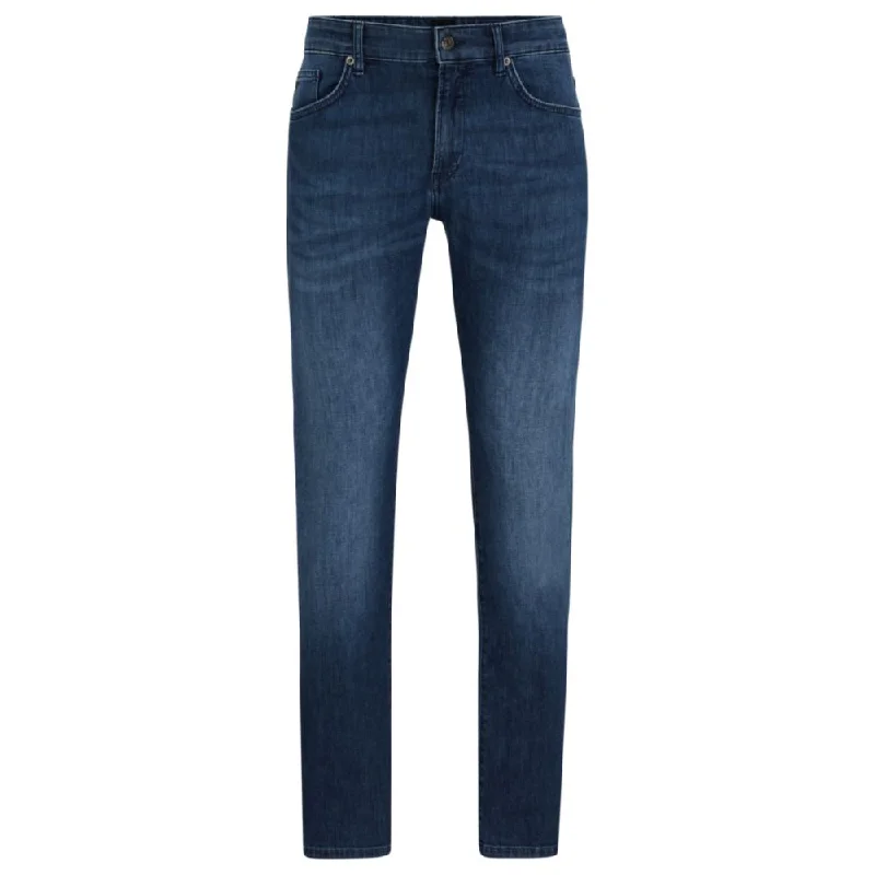 Slim-fit jeans in blue comfort-stretch denim