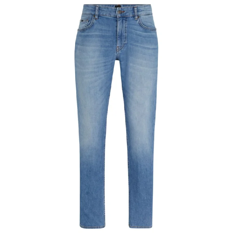 Slim-fit jeans in blue super-soft stretch denim