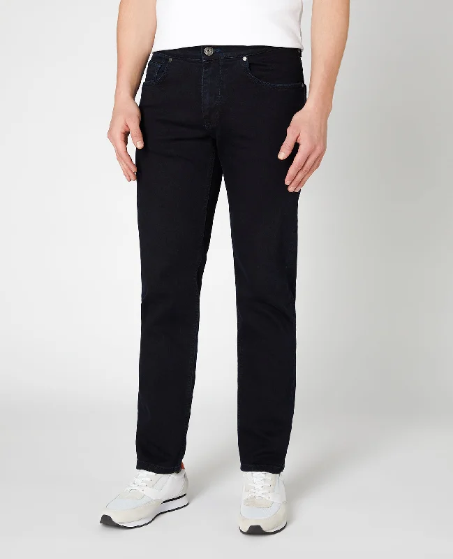 Straight Leg Cotton Stretch Jeans