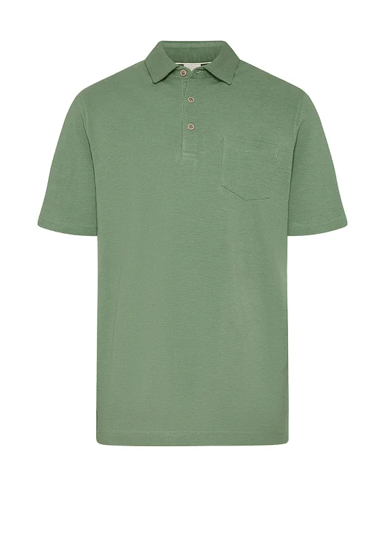 Bugatti Pocket Polo Shirt, Green