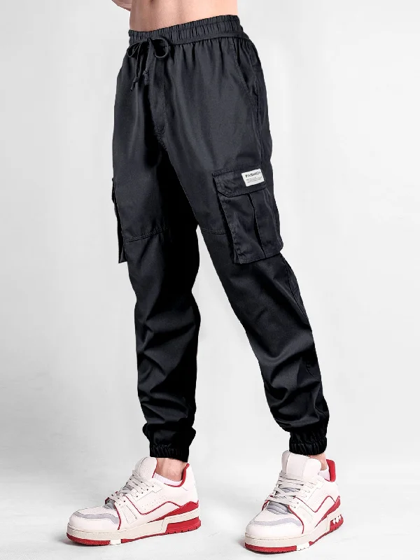 Drawstring Cargo Jogging Pants