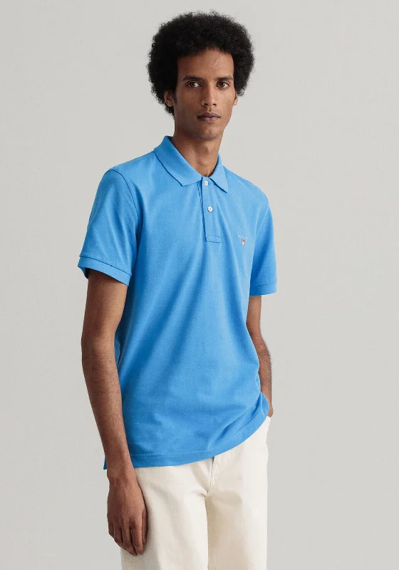 Gant Original Pique Polo Shirt, Day Blue