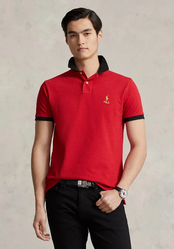 Ralph Lauren Slim Lunar New Year Polo Shirt, Red