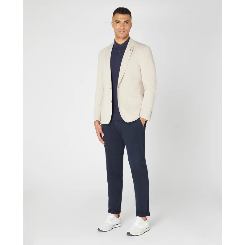 Remus Uomo Stretch Chino Jacket Galano 12347 - Beige