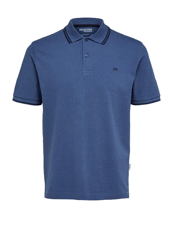 Selected Homme Dante Sport Polo Shirt, True Navy