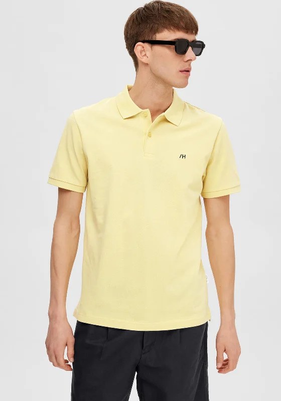 Selected Homme Dante Polo Shirt, Dusky Citron