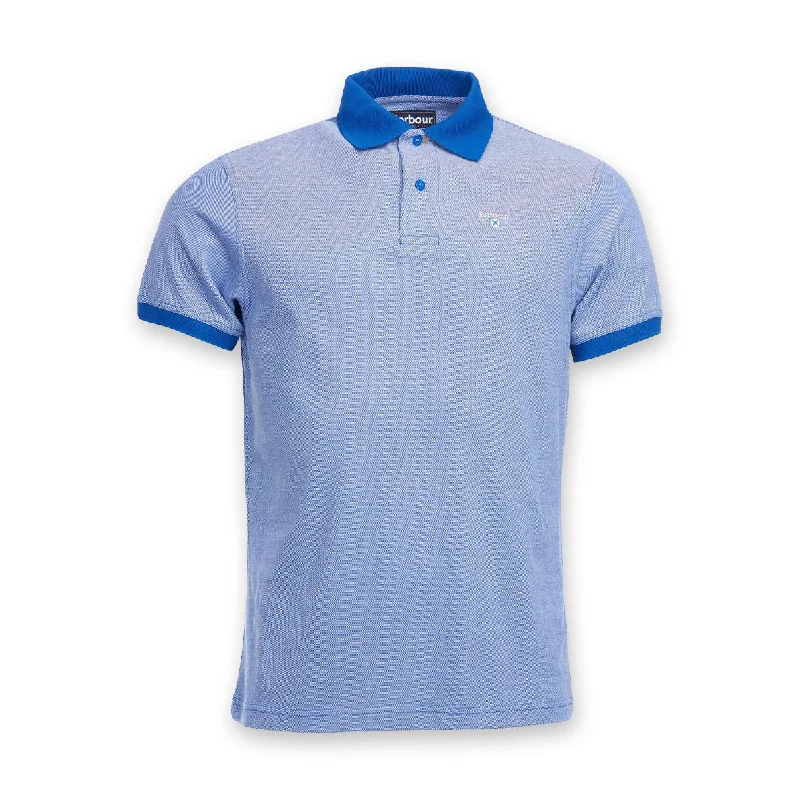 Barbour - Sports Mix Polo Shirt in Electric Blue